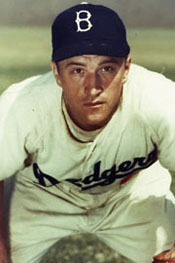 Dodgers OF George Shuba